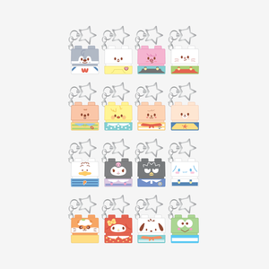 SKZOO X pour SANRIO CHARACTERS SECRET BLOCK STAMP, avec le thème animalier My Melody, animation inspirée du Japon - Product Image 1