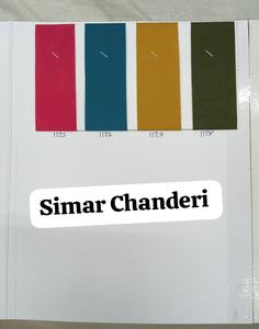 Tela Simar Chanderi, El Patrimonio Real Simar Chanderi, Una Exquisita Sinfonía de Elegancia de Seda Pura, Artesanía India Atemporal - Product Image 3