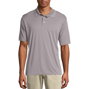 Polo de golf pour homme – Polo vierge en polyester de haute qualité avec logo brodé personnalisé, T-shirt à manches courtes coupe ajustée - Product Image 1