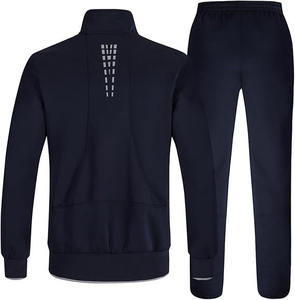 Solo para traje de jogging listo para enviar para hombres Nuevo proveedor al por mayor Chándal corto de otoño Conjunto de chándal de tecnología para hombres Logotipo personalizado - Product Image 3
