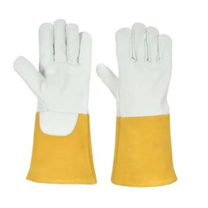 Haute qualité cuir de vachette Grain TIG gants de soudage sécurité industrielle main bras Protection résistance à la chaleur Construction - Product Image 1