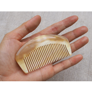 Peine de cuerno de buey hecho a mano, peine de pelo tradicional antiencrespamiento, Material Natural para el mantenimiento de un cabello saludable, diseño Animal elegante - Product Image 4