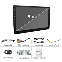 2+32G dengan Carplay Android Auto Pemutar DVD Mobil 7/9/10 Inch 2din Pemutar Radio GPS dengan Layar Sentuh Stereo Mobil Android 14