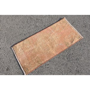Alfombra turca Vintage 13 'X 29 'Patrón de pasillo rectangular clásico en respaldo de látex de lana naranja Área grande 4m de ancho para decoración de habitación - Product Image 3