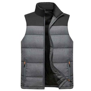 Chaquetas de hombre de calle alta de Pakistán Chaleco sin mangas de color de contraste Ropa de hombre Chaquetas acolchadas impermeables a la venta 2024 - Product Image 1
