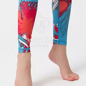 Legging de yoga uni pour femme adulte, qualité supérieure 2025, léger, respirant, écologique, taille haute, longueur intégrale, le meilleur - Product Image 6