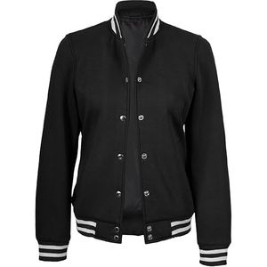 Chaqueta Universitaria de Béisbol para Hombre 100% Algodón con Logotipo Bordado en la Parte Delantera y Colores Personalizados - Product Image 1