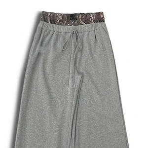 Pantalones de Hombre de Tela Suave con Doble Cintura, Diseño de Doble Cinturilla, Corte Holgado, Cómodos y Casuales - Product Image 5