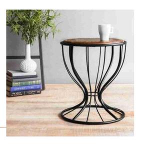 Table d'appoint moderne en métal noir pour la décoration intérieure Table à café ou à thé personnalisable pour le salon - Product Image 3