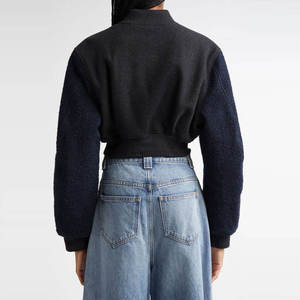 Veste universitaire avec logo brodé sur mesure pour femmes/Veste universitaire confortable pour femmes taille adulte - Product Image 2