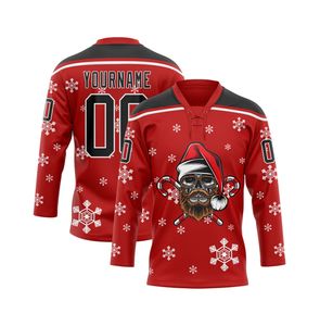 2025 nom d'équipe personnalisé uniforme de hockey sur glace 100% ensemble de maillot de sublimation en polyester fabriqué au Pakistan - Product Image 1