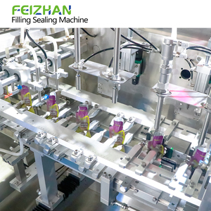 Máquina automática de sellado de llenado de pasta de aceite de cocina Doypack líquido con bomba magnética de 2 cabezales - Product Image 3