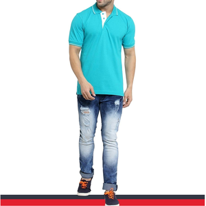 Holesale stomustomized OGO OP uality 100% ottotton olo hirts Lain en holesale 100% ottotton hirhirts. - Product Image 4