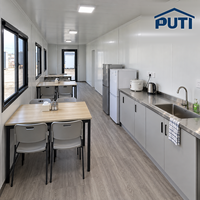 Suite Cabine Apple de 20 pieds, maison modulaire en acier protégée contre la corrosion pour complexe hôtelier tropical et club de plage