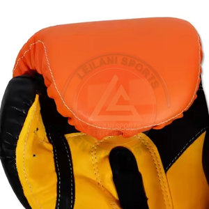 Mitaines de boxe en cuir avec impression de logo personnalisée - Vente en gros, bande auto-agrippante anti-humidité, unisexe, haute qualité - Product Image 6