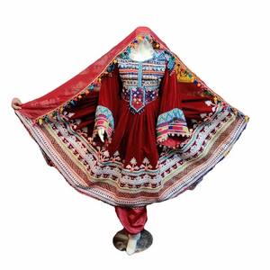 Afghan Kuchi Tribal Women Dresses 100% High Quality Breathable Wedding <b>Bridal</b> Dress Lace Decoration Afghani Women Clothing - Product Image 4