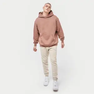 Nhà Máy Bán buôn trống Áo Thun lỏng phù hợp với Hoodies người đàn ông phong cách giản dị trùm đầu Áo nỉ tùy chỉnh của riêng bạn Hoodie