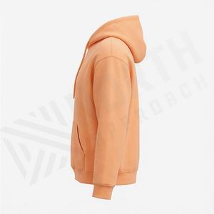 Sweat à capuche pour homme 100% coton, design premium, OEM, prix de gros, avec cordon de serrage, sweat-shirt épais, streetwear - Product Image 3