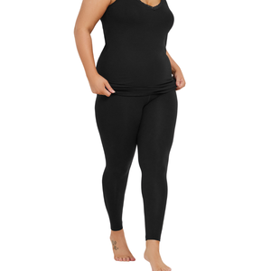 Leggings Térmicos de Yoga de Talla Grande con Cintura Alta, Tejido Elástico Cálido, Ropa Deportiva de Apoyo para Clima Frío para Mujer - Product Image 2