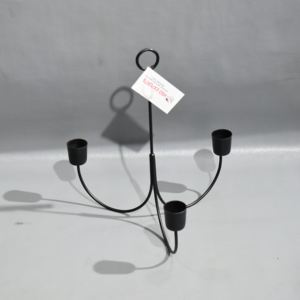 Bougeoir de Noël en métal doré brillant antique Décoration de la maison Coffre-fort pour une utilisation avec des lanternes et des bocaux à bougies - Product Image 4