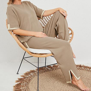 Sudadera Deportiva Ecológica para Mujer, Primavera, Color Sólido, Estilo Casual, Ajuste Regular, Transpirable, Ligera, Elástica en Cuatro Direcciones - Product Image 5