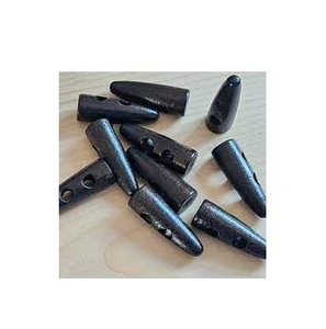 Boutons à bascule en corne de buffle de haute qualité, 2 trous, pour vêtements, manteaux, sacs, vente directe du fabricant - Product Image 2