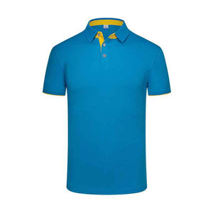 Chemise décontractée pour homme à manches courtes en coton et fibre de bambou respirante avec logo personnalisable sur le devant, grande taille, été - Product Image 3