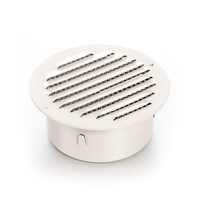 Grilles d'aération des climatiseurs Grille d'aération ronde externe pour plafond Diffuseur d'aération de toit en aluminium pour systèmes HVAC