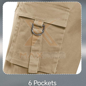 Shorts Cargo para Mujer, Tallas Grandes, Transpirables y Sostenibles, Hechos en Pakistán, Color Sólido, 100% Algodón, Ecológicos - Product Image 5