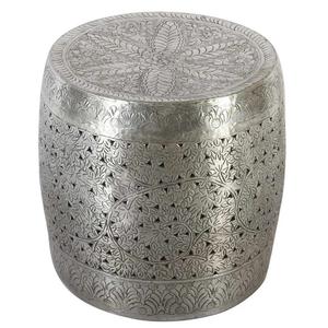 Hot Selling <b>Coffee</b> <b>Table</b> Metal Iron <b>Silver</b> & Black Color Room Furniture round Shape <b>Table</b> CUstomization Available - Product Image 5