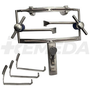 REMEDA Dingman Juego de mordaza bucal con 3 cuchillas Acabado mate La mejor calidad Dingman Retractor CE - Product Image 1