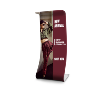 Spanduk Kain Tension JC, Counter Pop Up, Backdrop, Booth Pameran, Peralatan Pameran Dagang, Stand Pameran Dagang, Display Pameran Dagang