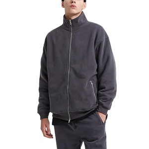 Pantalon de survêtement de jogging empilé uni avec logo personnalisé costume de luxe pour hommes survêtements ensembles unisexe survêtements en polaire technique 100% coton - Product Image 5