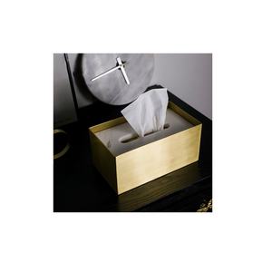 Boîte à mouchoirs en laiton hôtel et Bar porte-papier vaisselle boîte à mouchoirs conception promotionnelle personnalisée à bas prix - Product Image 6