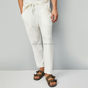 Pantalons de survêtement à pattes évasées en molleton lourd personnalisés Nardon Apparel, pantalon de jogging en coton, pantalon large à jambes droites, pantalon de survêtement pour hommes - Product Image 4