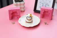 Moule en silicone 3D Chat porte-bonheur et Lapin pour gâteau mousse, qualité alimentaire, Maneki-neko, pour le Nouvel An Chinois - Vente en gros