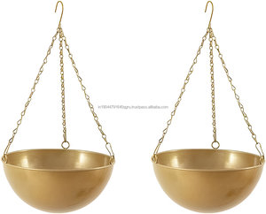 Jardinière suspendue semi-circulaire avec trou de drainage pour plantes d'intérieur, fenêtres de balcon de chambre à coucher - Product Image 4