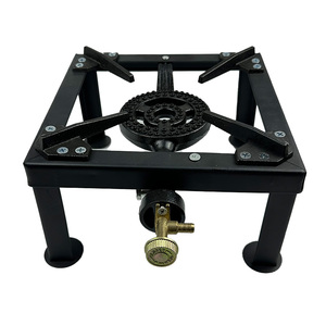 Réchaud à gaz pour camping, barbecue, camping-car, voyage 2.2KG Brûleur simple léger en fonte - Product Image 1