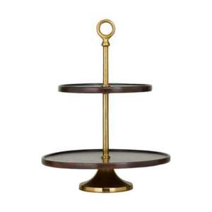 ฐานวางเค้กโบราณตกแต่งลายดอกไม้แบบหล่อ ง่ายต่อการพกพา เหมาะสำหรับใส่ผลไม้ คัพเค้ก จานเสิร์ฟ ราคาขายส่ง - Product Image 4