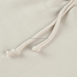 Custom Chenille <b>Patch</b> Embroidery Fleece <b>Shorts</b> <b>Men</b> Heavyweight 100% Cotton Solid High Street Style Quick Dry Elastic Waist - Product Image 6