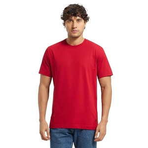 T-shirt à col rond à prise souple de couleur à la demande pour un look de confort quotidien et une utilisation sportive disponible au prix d'exportation - Product Image 2