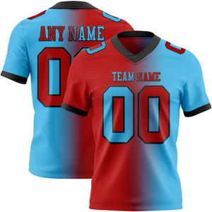 Camiseta de uniforme de fútbol americano transpirable de alta calidad para equipos universitarios diseño negro sin mangas personalizable - Product Image 5