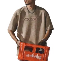T-shirts Homme Personnalisés Col Rond Manches Courtes en Coton Peigné de Haute Qualité, Coupe Ample, Écologiques, Livraison Rapide