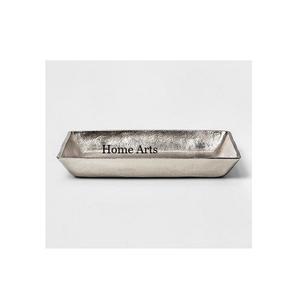 Nouvelle conception Home Arts plateau de service en aluminium qualité supérieure Deluxe Rectangle forme Dessert collations plateau taille personnalisable - Product Image 1
