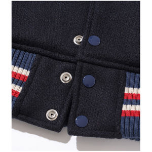 เสื้อแจ็กเก็ต2025ใส่ได้ทั้งชายและหญิงเสื้อแจ็กเก็ตเบสบอลปักด้วยกำมะหยี่เสื้อแจ็คเก็ตมีฮู้ดแขนหนังตามสั่ง - Product Image 5