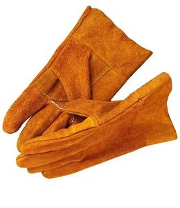 <b>Welding</b> Leather <b>Gauntlets</b> Gloves High Grips Heat Resistant Best <b>Welding</b> Gloves - Product Image 2