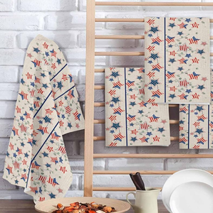 Serviettes de cuisine en coton prêtes à offrir, parfaites pour tous les chefs à domicile, torchon de cuisine à séchage rapide, torchon de golf, prix de gros - Product Image 4