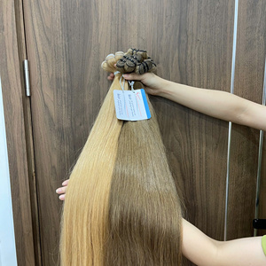 100% naturel de haute qualité vietnamien vierge Extensions de cheveux Double dessiné naturel droite trame cheveux Style Premium cheveux humains - Product Image 6