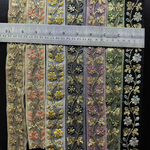 Dentelle de marque Honey Lace en gros, tissu de mariée, dentelle brodée à motif floral, style moderne, traditionnel, élégant, polyvalent, style professionnel - Product Image 3