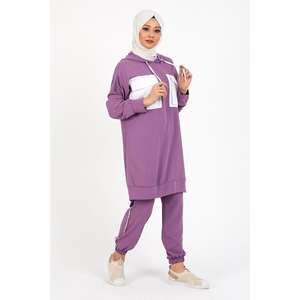 Ensemble décontracté mi-long Aerobin détaillé, tailles XL et 2XL, tissu à motifs décoratifs - Product Image 3